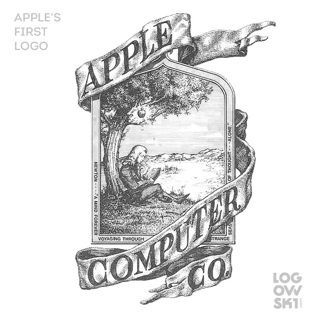 apple first logo history
