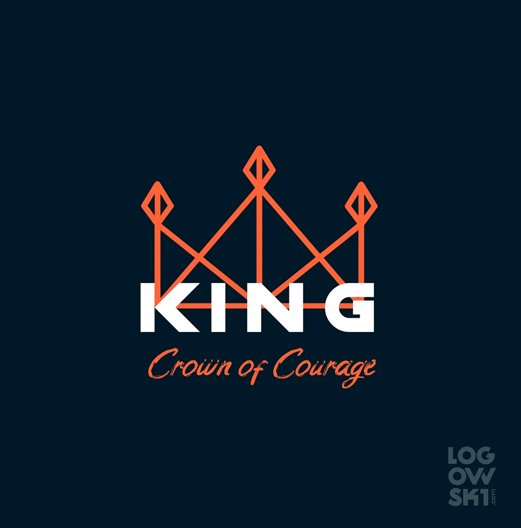 crown king logo design