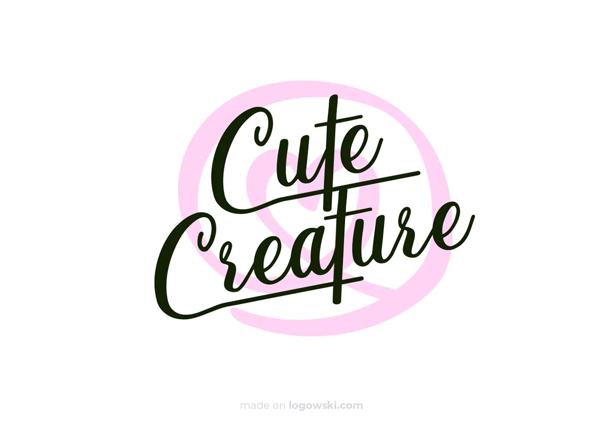 cute creature logo