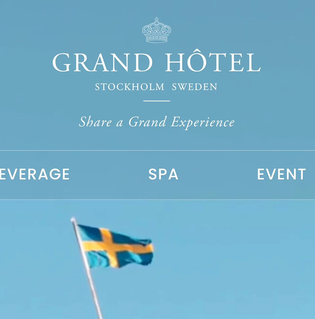 grand hotel logo crown
