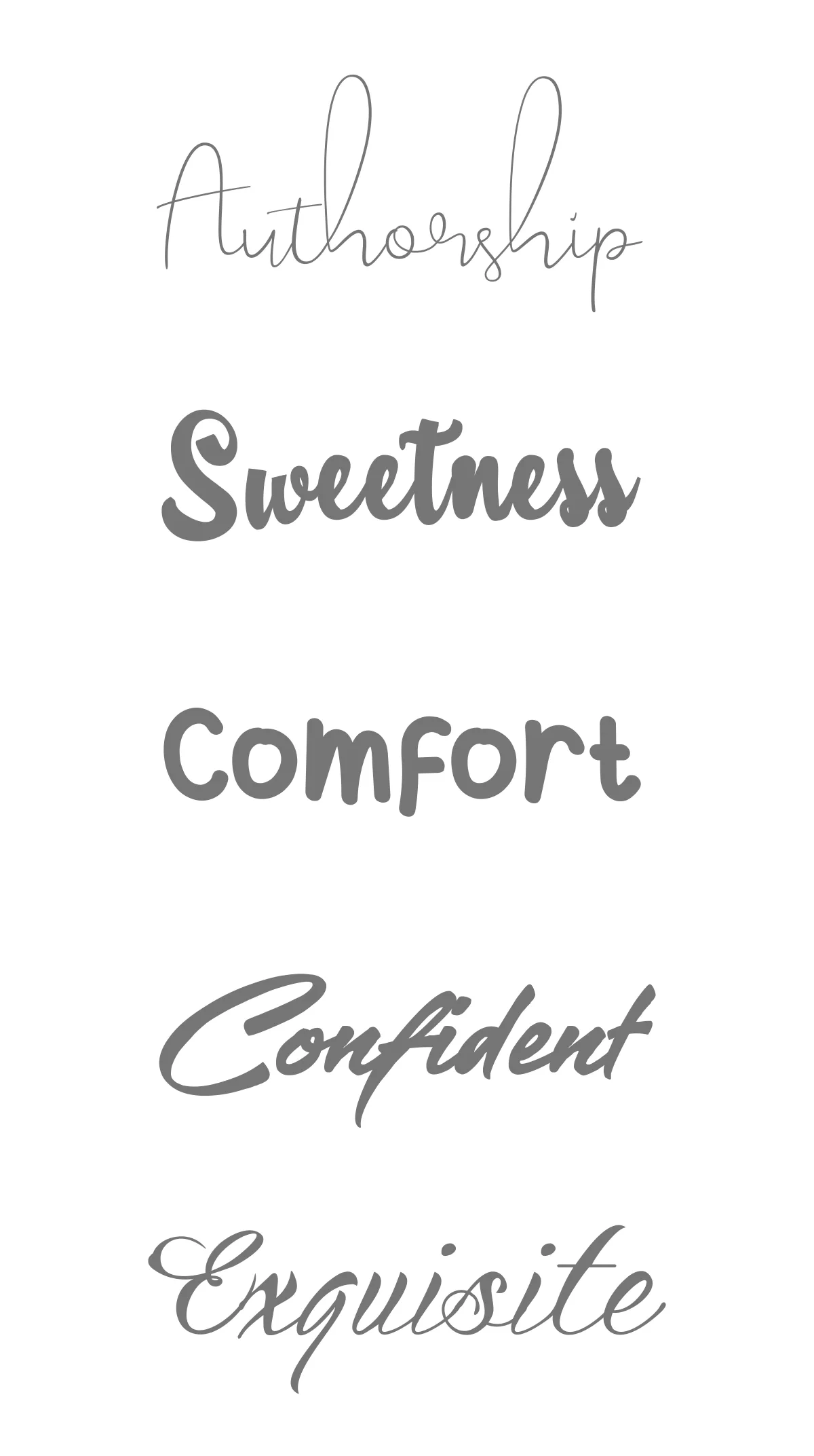sweet cute logo fonts choise